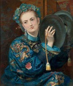 Femme Vetue A L'orientale by Joseph Middleton Jopling
