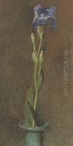 Purple Iris by Joseph Middleton Jopling
