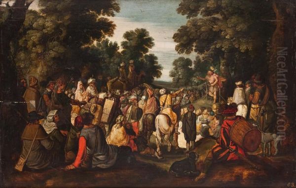 Die Waldpredigt Johannes Des Taufers - view 1