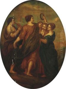 The Five Muses by Hans Ii Jordaens