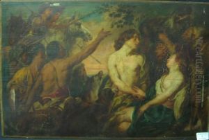Atalante Et Meleagre by Jacob Jordaens