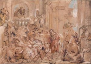 Le Christ Chassant Les Marchands Du Temple