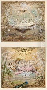 Allegories Of Day And Night by Ernst Pasqual Jordan