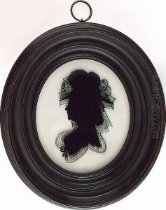 A Silhouette Of A Lady by Walter Jorden