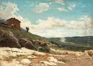 Paesaggio Con Figure by Pio Joris