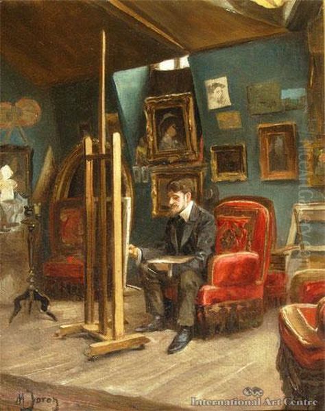 The Artist In His Studio - view 1