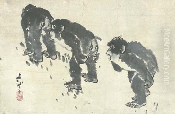 Three Monkeys - view 1
