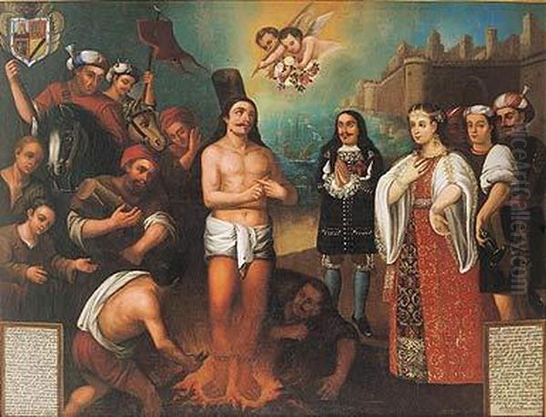 Muerte De Don Pedro Guiral, Senor De La Villa De Diezma - view 1