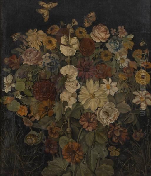 Composition Aux Fleurs Avecinsectes - view 1
