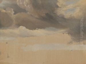 Etude De Ciel by Simon-Joseph-Alexandre-Clement Denis