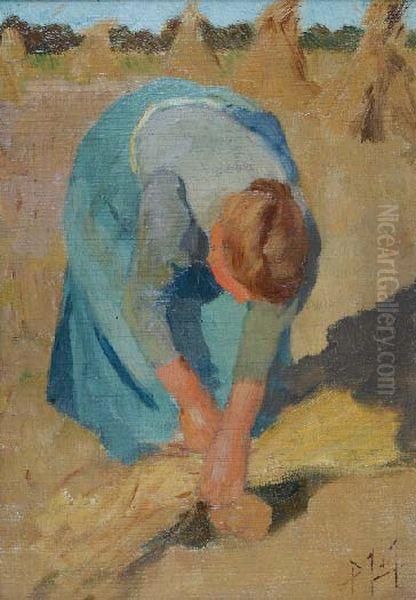 Vrouw Met Korenschoof - view 1