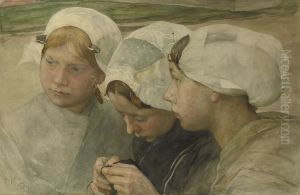 Drie Scheveningse Meisjes: Three Friends, Scheveningen