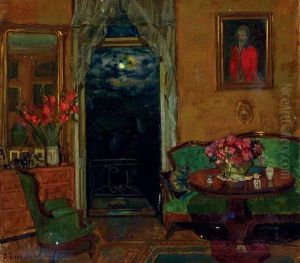 Moonlit Room by Stanislav Iulianov. Joukovski