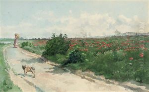 An Afternoon Stroll by Roger-Joseph Jourdain