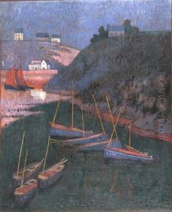 Le Port De Brigneau by Emile Jourdan