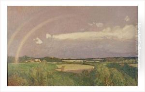 Arc En Ciel Sur La Dombe by Louis Jourdan