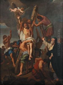 Le Martyre De Saint Andre by Jean-baptiste Jouvenet