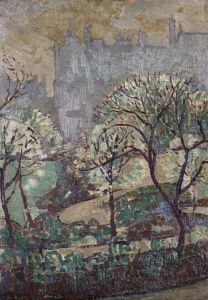 Finsbury Circus From The Library Of The School Of Oriental Studies by Percy Hague Jowett