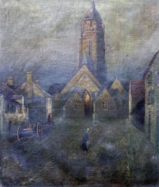 Church In Twilight - view 1