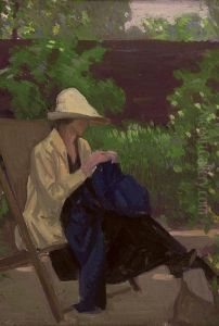 Seated Woman by Percy Hague Jowett