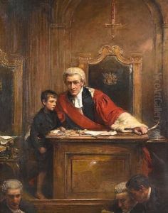 Le Juge Et L'enfant Innocent Demoin D'uncrime by George William Joy