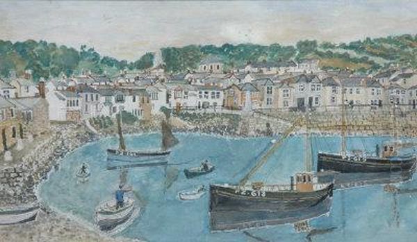Mousehole Harbour. - view 1