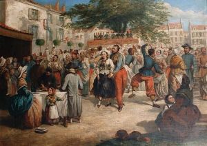 A Boulogne Carnival by Thomas Musgrove Joy