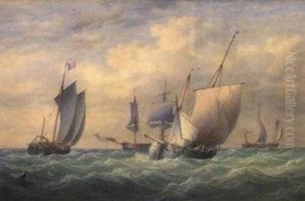 Dutch Shipping In A Stiff Breeze - view 1