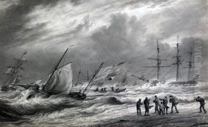 Situation Of Hm Sloop 'childe' by William Joy