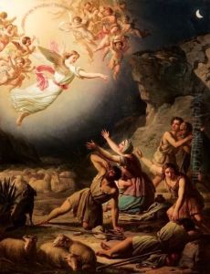 L""""apparizione Degli Angeli Ai Pastori by Francesc Jubany Carreras