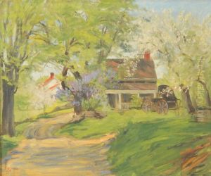 Country Home In The Spring by Alice Judson