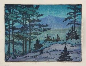 Mount Monadnock--series 3--night by Jane Berry Judson