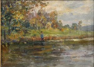 Man Fishing by Alfred Juergens