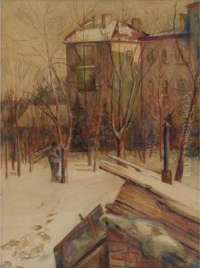 Winter Scene by Alfred Juergens
