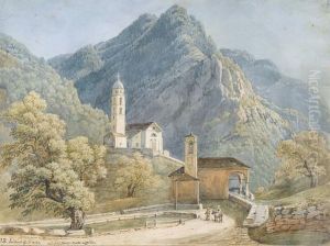 Vue Pris A Zuoz A Canton Des Grisson