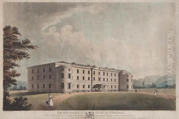 Perspective Elevation Of The General Infirmary At Sheffield - view 1