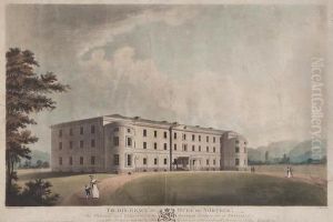 Perspective Elevation Of The General Infirmary At Sheffield by Francis Jukes