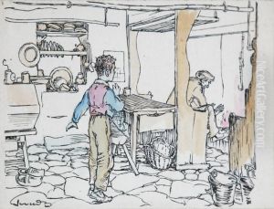 Interior Con Figuras by Joan Junceda