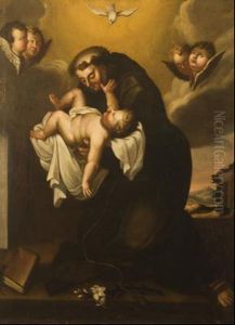 San Antonio Con El Nino by Joaquin, Fray Juncosa