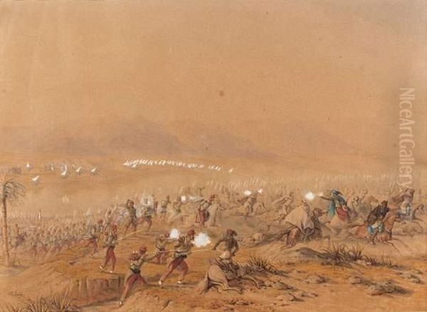 Combat Du 17 Octobre 1844 Livre Au Pied Du Tleta Contre Les Kabyles De Flissat-el-bahar - view 1