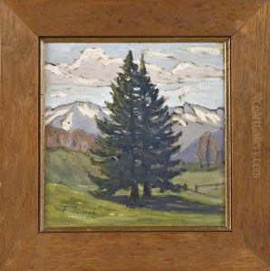 Landschaftsmalerin by Elfriede Jungk