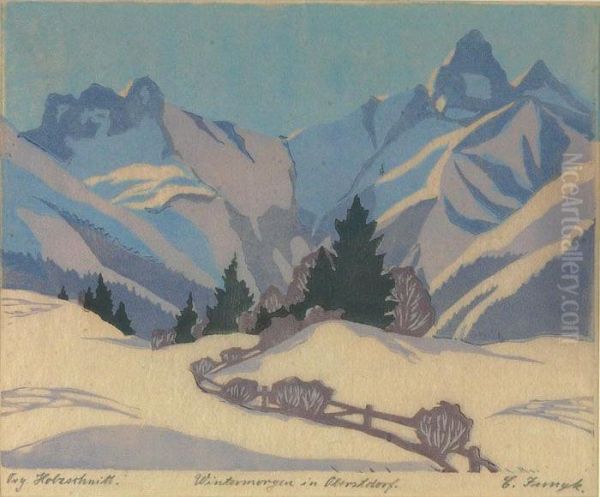 Wintermorgen In Oberstdorf - view 1