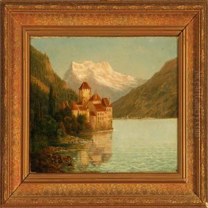 Le Fier Chateau De Chillon Domine Par Les Dents Du Midi