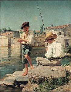 De Sma Fiskarpojkarna (the Young Anglers) by Axel Jungstedt