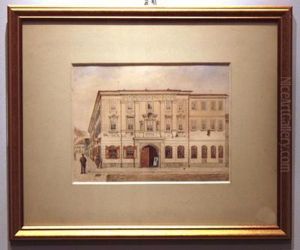 Kleines Vorstadtpalais In Wien by Josef Jungwirth