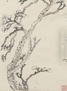 Ink Plum Blossoms by Jin Junming