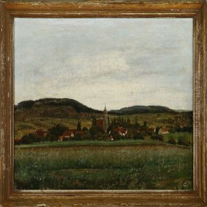 Landscape From Lohmen Near Dresden
