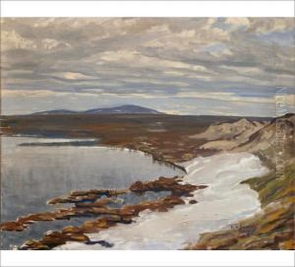 Landscape From A Northern Lake - view 1