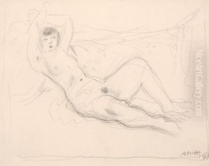 Lezici Divci Akt by Alfred Justitz