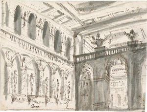 A Study Of The Interior Of A Palace A Study Of The Interior Of A Palace